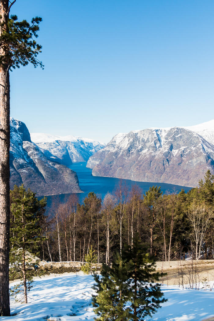 Stegastain viewpoint, Flam, Norway.