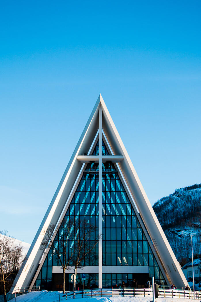 The artic Cathedral, Tromso, Norway.