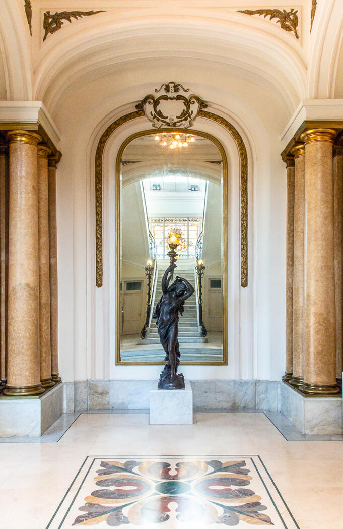 Incredible classic hall, Tigre, Argentina.